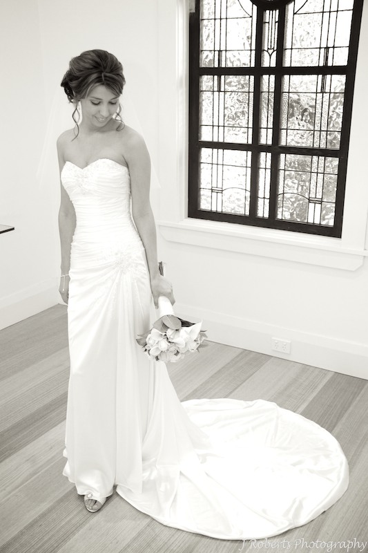 Full length bride - wedding photography